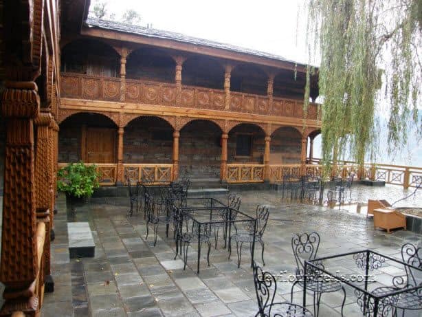 Open space in Naggar Castle