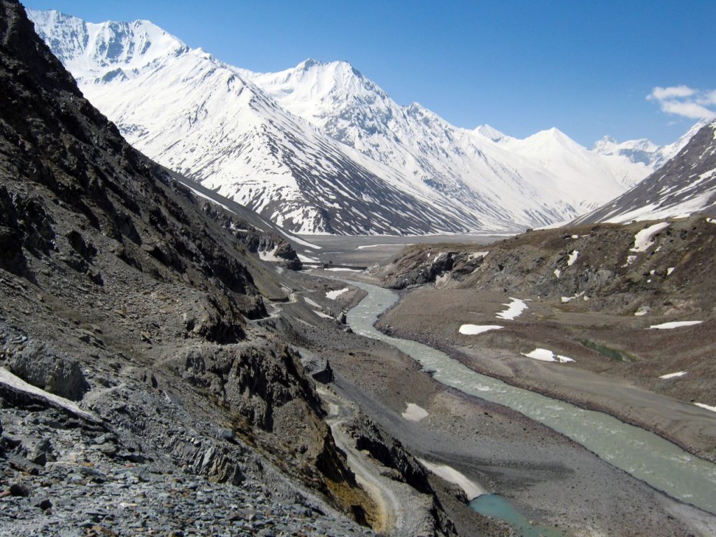 Glaciers of Spiti as seen on Chandratal Trek