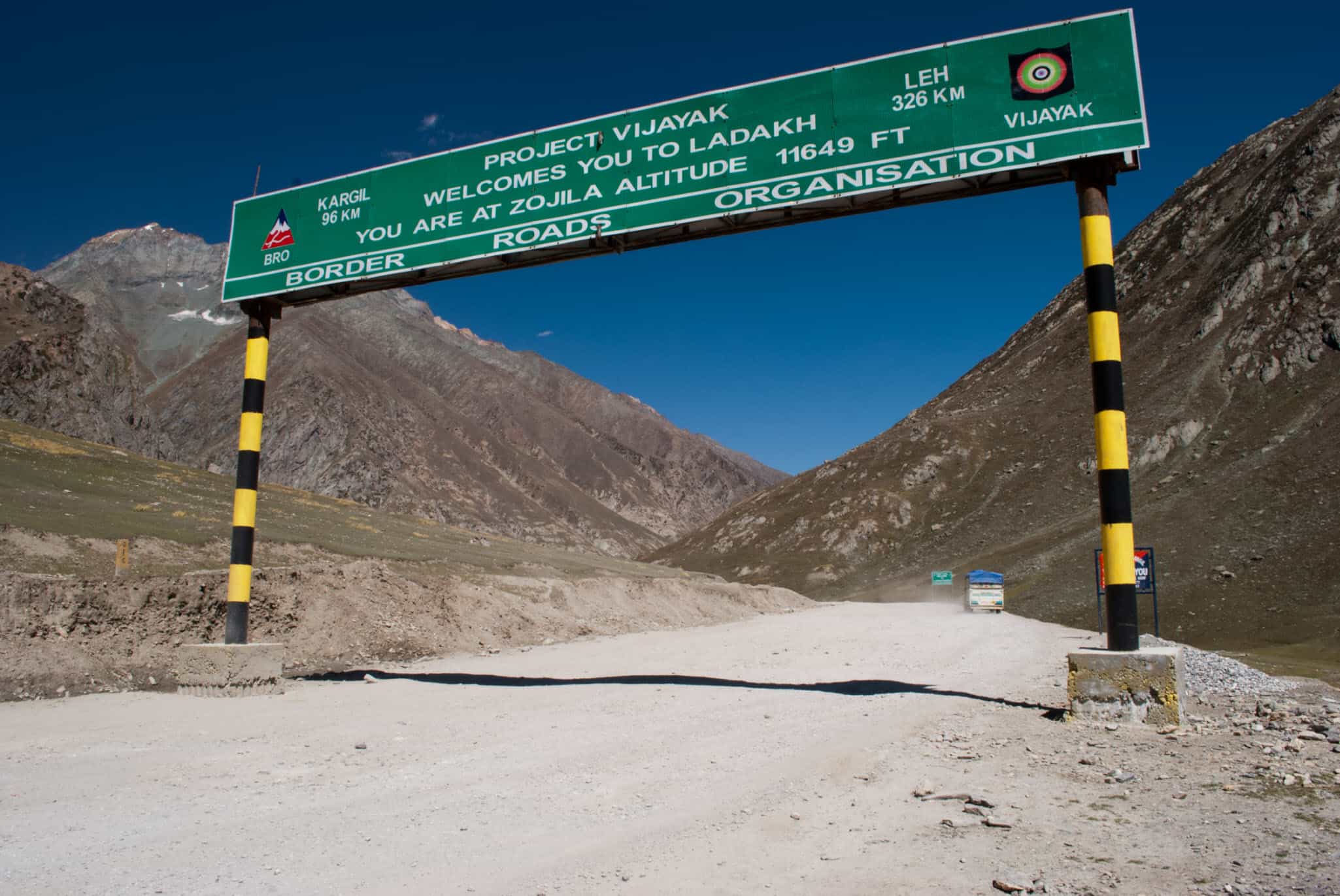 Zojila Pass on Srinagar Leh Highway