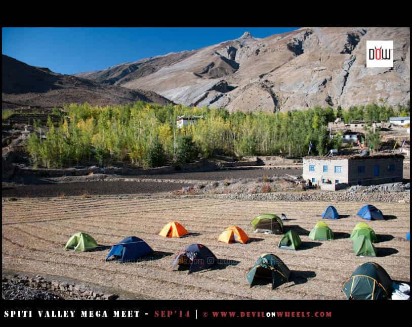 Our camps at Maneypgma village