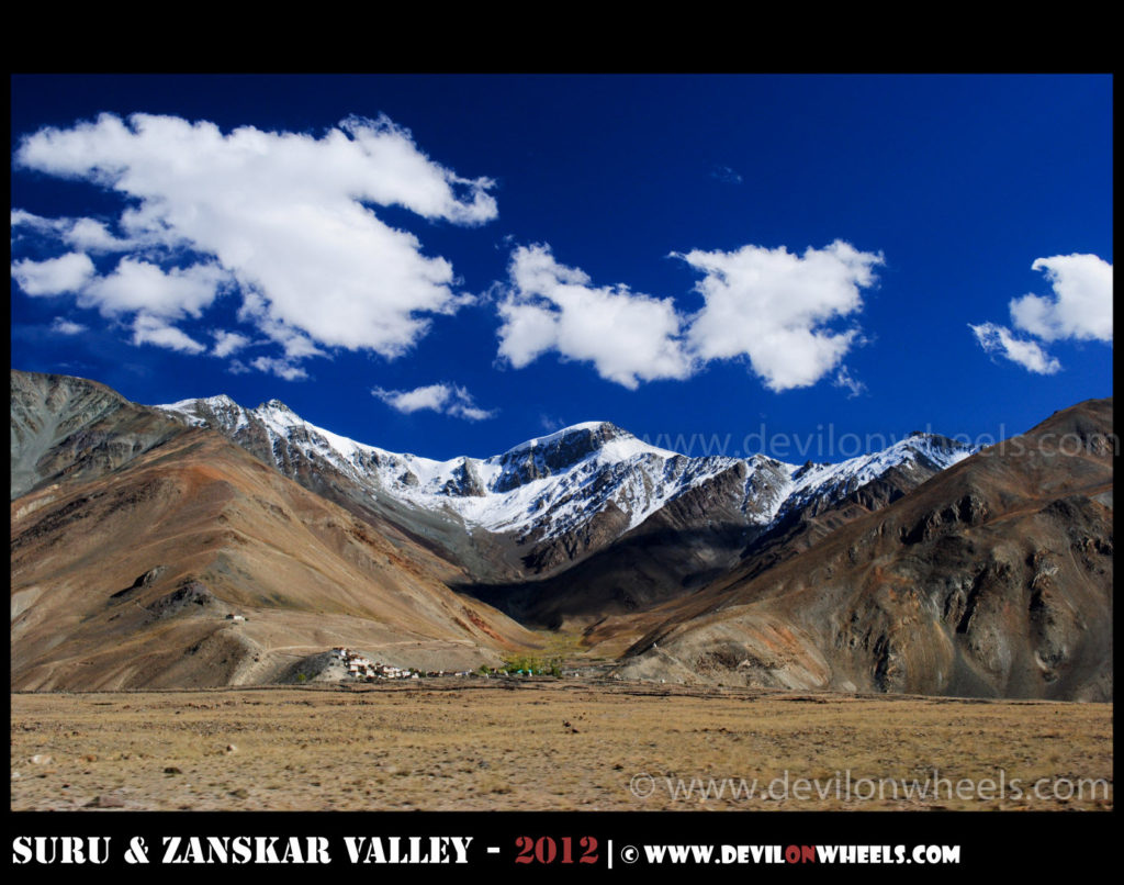 The remoteness of Zanskar Valley