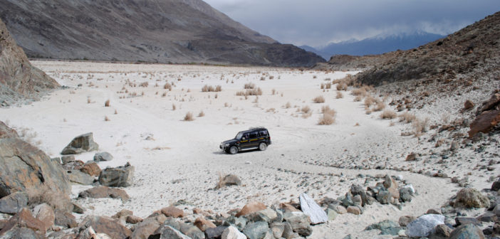 That day when you park your car in one of the most beautiful parking - Nubra Valley