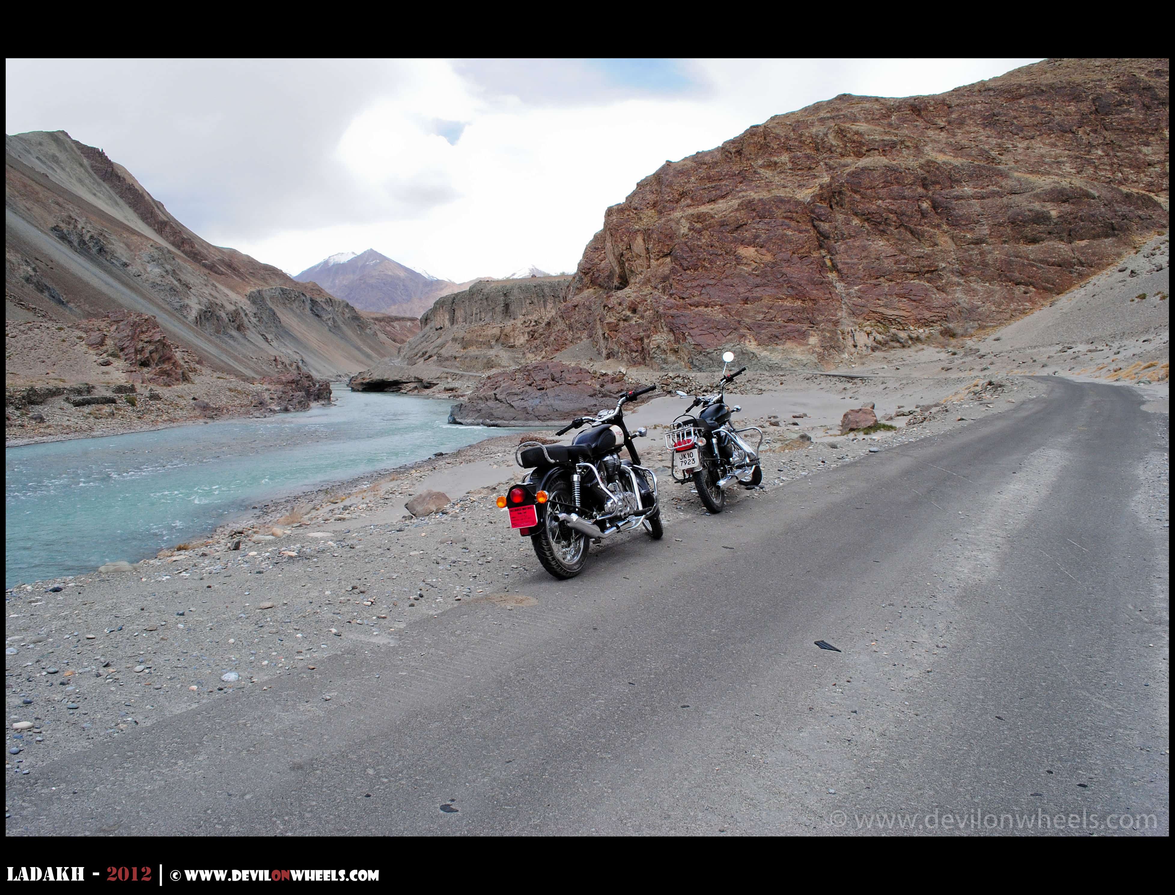 The bike rides in Leh Ladakh