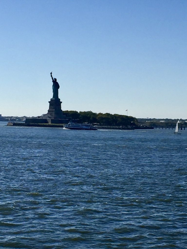 Statue of Liberty, as seen from Staten Island Ferry