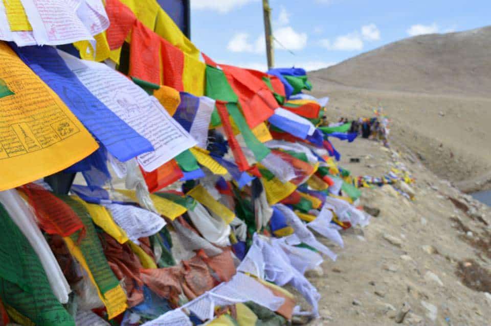 North Sikkim - Prayer Flags at Gurudrongmar