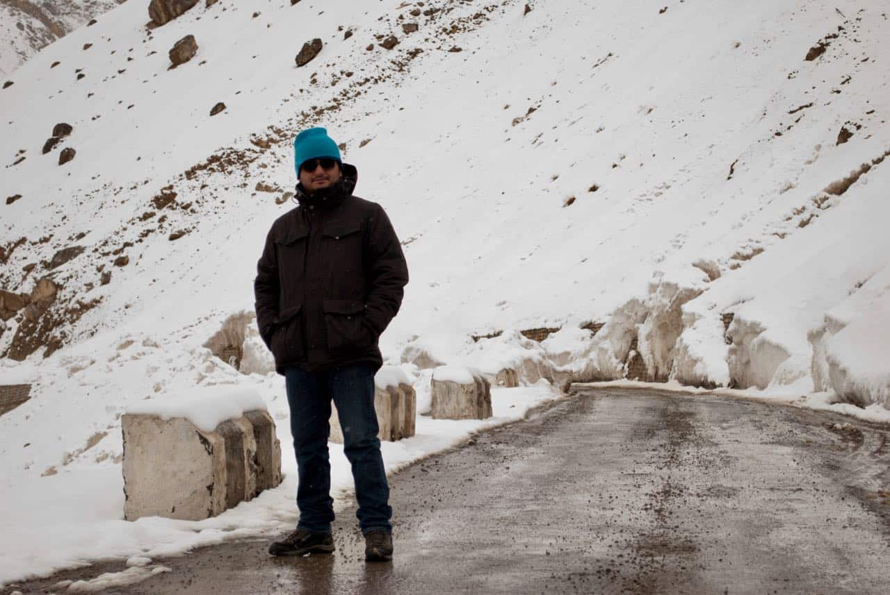 Oh yes, that's me on my winter trip to Spiti Valley ;)