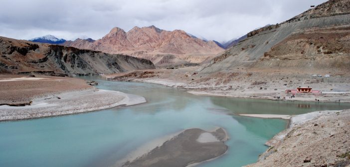 Sangam - Confluence of Indus and Zanskar Rivers