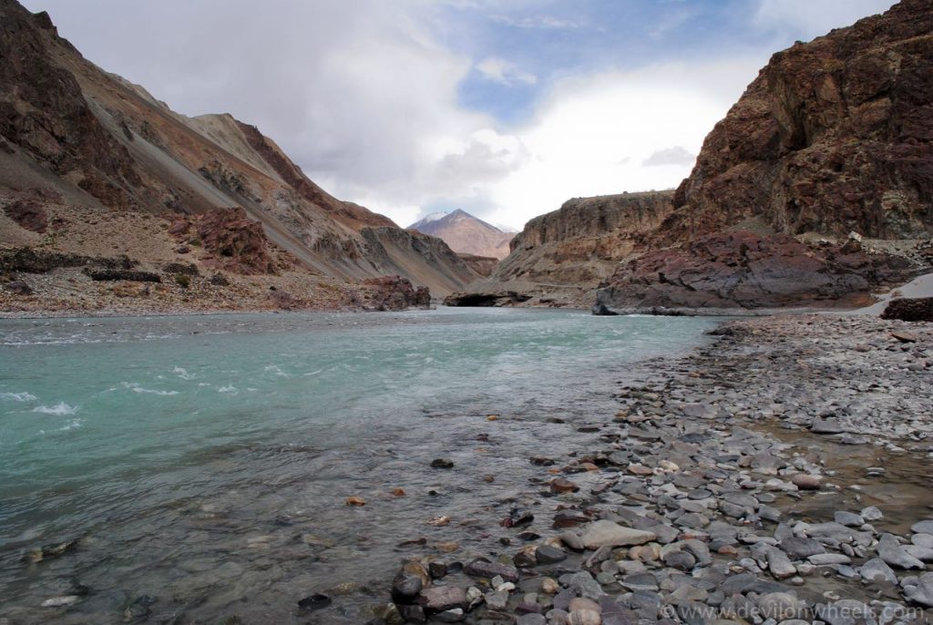 Zanskar River Colours near Sangam