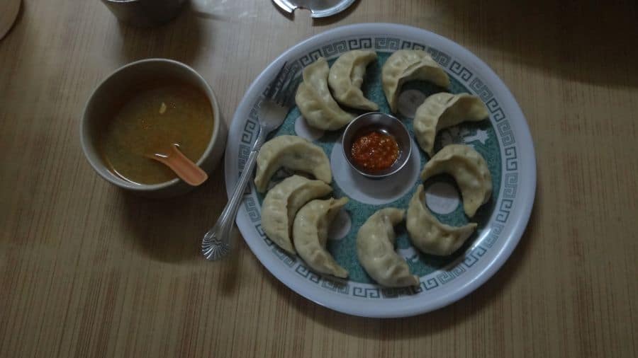 Tibetan food, dumplings at Langza Village
