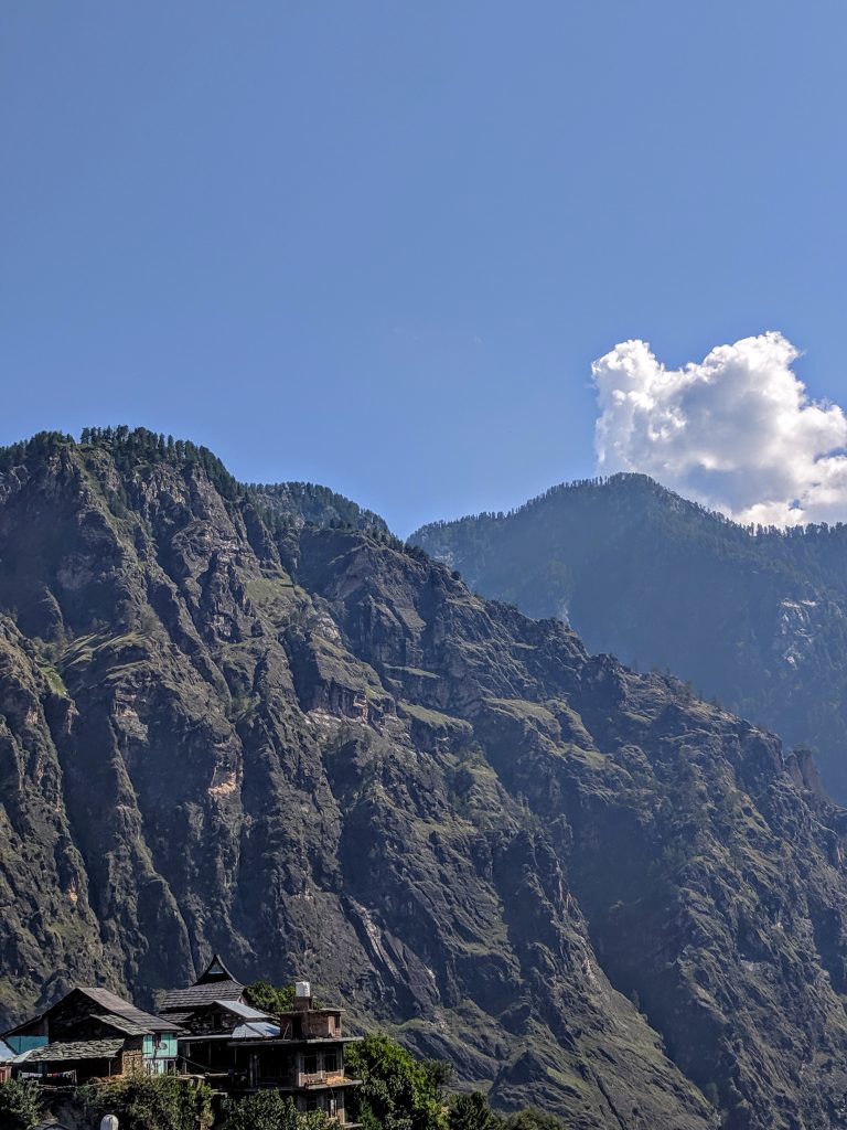 Parvati Valley and the mammoth mountains