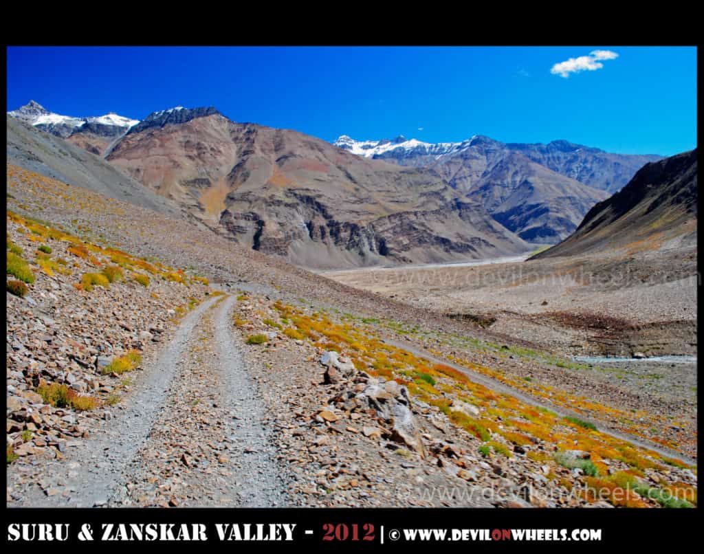 Beautiful colors on road to Zongkhul Monastery