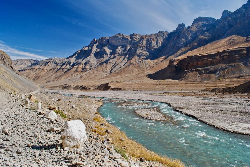 The views when traveling in Spiti Valley (Pin Valley to Kaza)