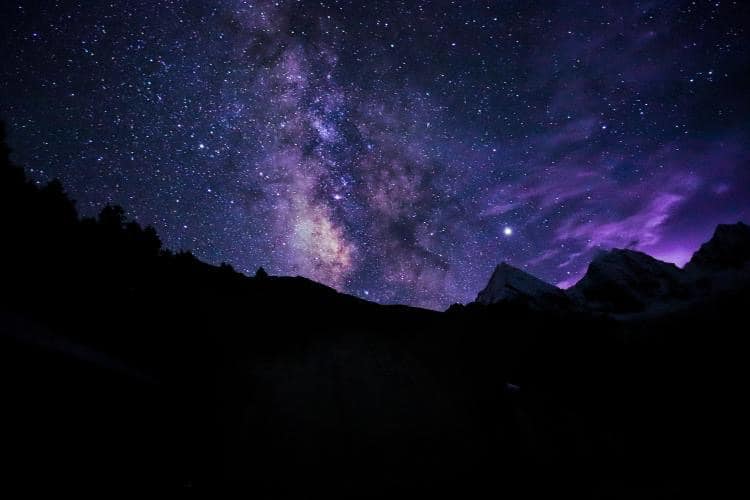 Night skies while camping in Darma Valley
