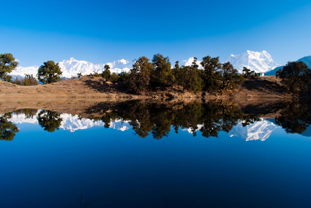 Magical Reflections in Deoriatal Lake