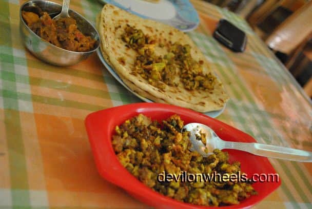 Dining hall at Raja Guest House, Shoja
