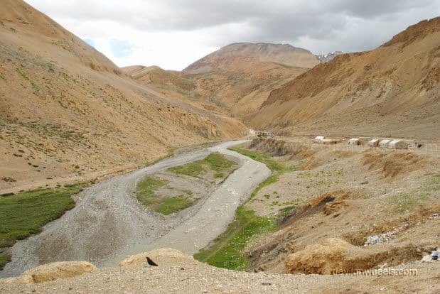 Views at Pang on Manali - Leh Highway