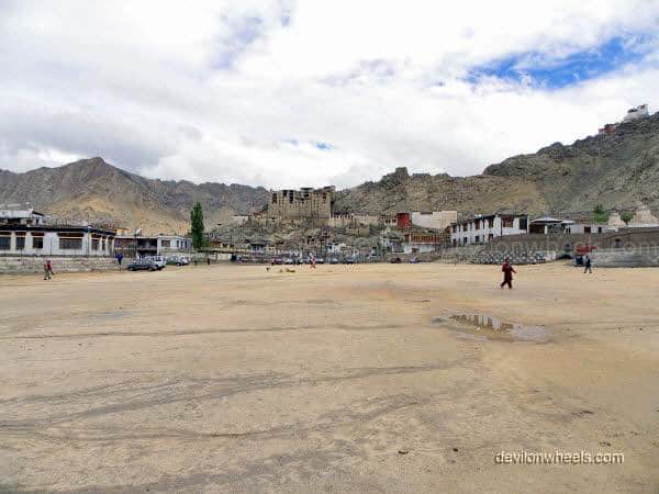 View of big ground just before DC Office in Leh - Ladakh