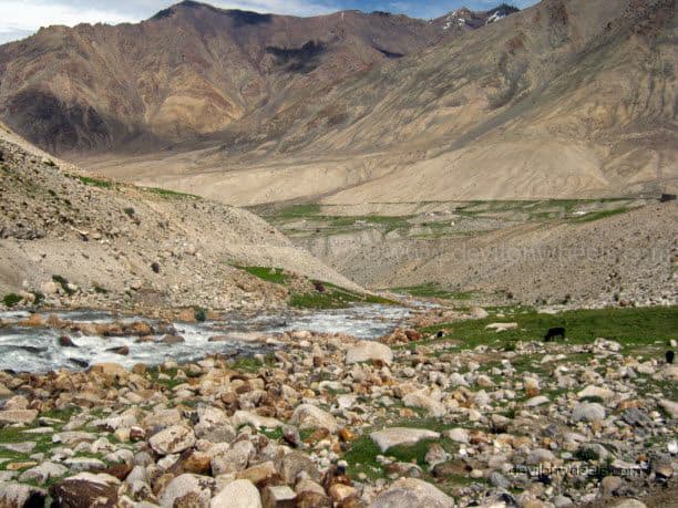 Views near Khardung village in Leh - Ladakh
