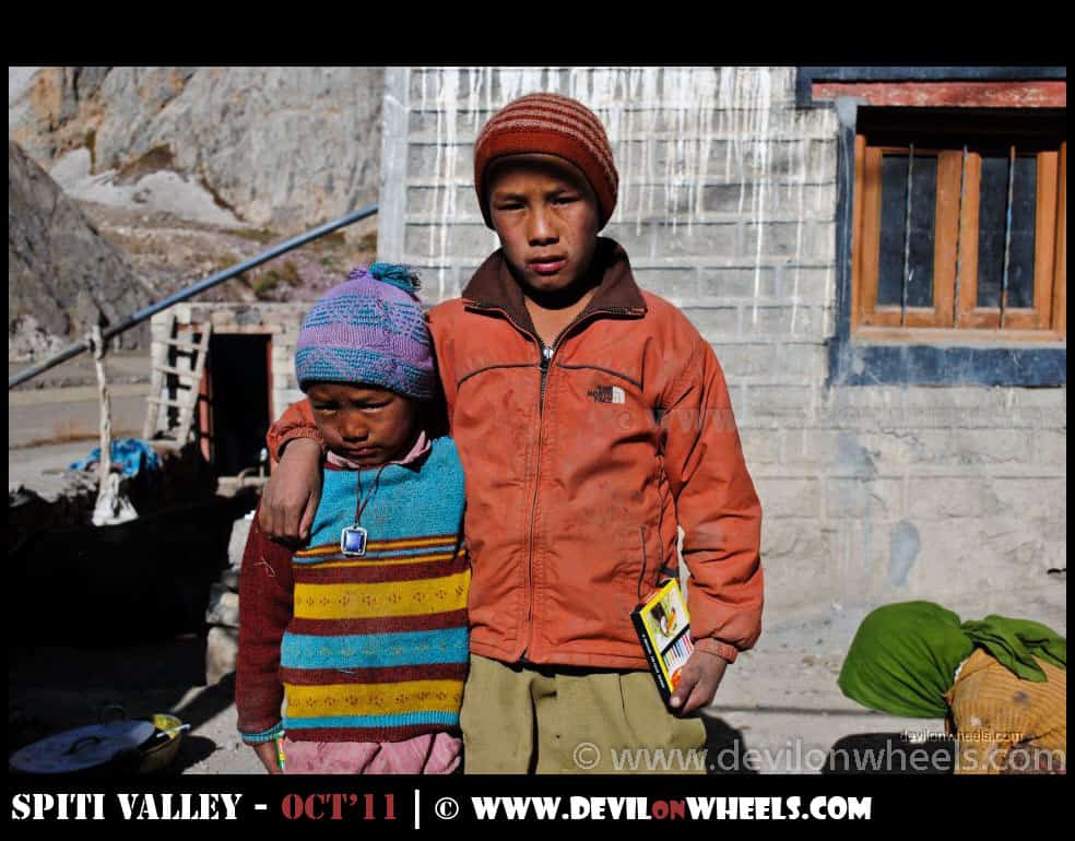 Children at Mud Village in Pin Valley