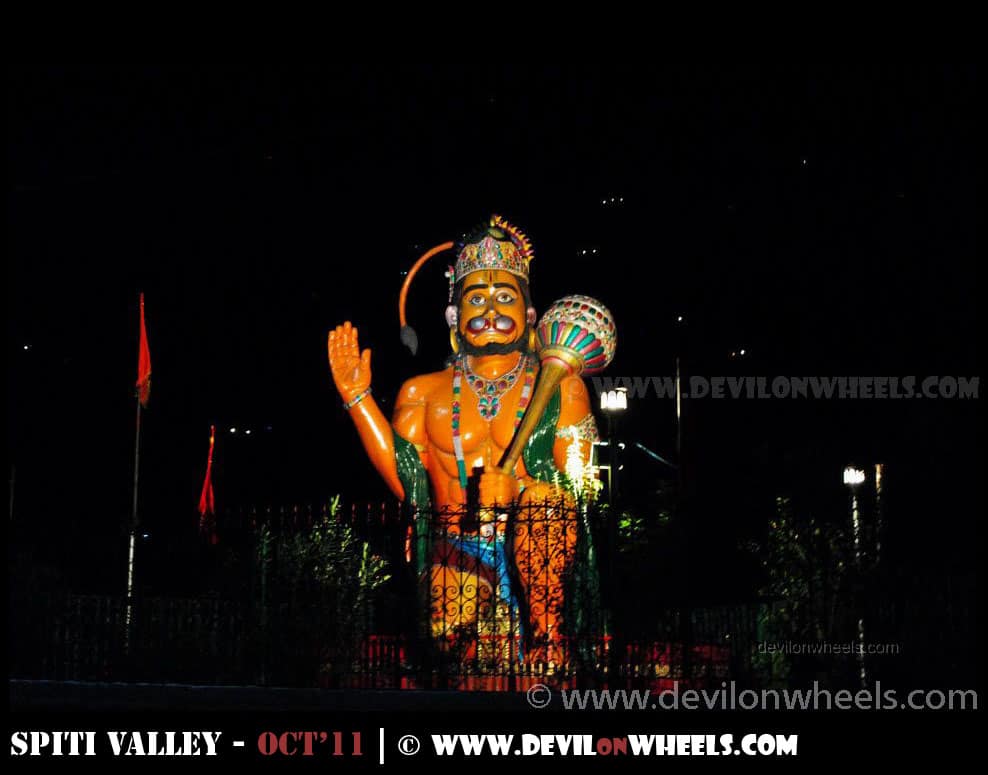 Lord Hanuman Statue at Rampur