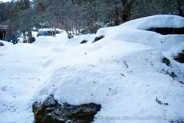 View from Chopta - Tungnath Snow Trek