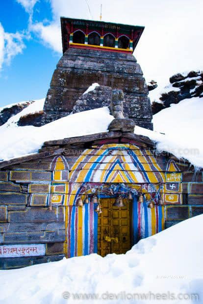 Tungnath Temple in Snow