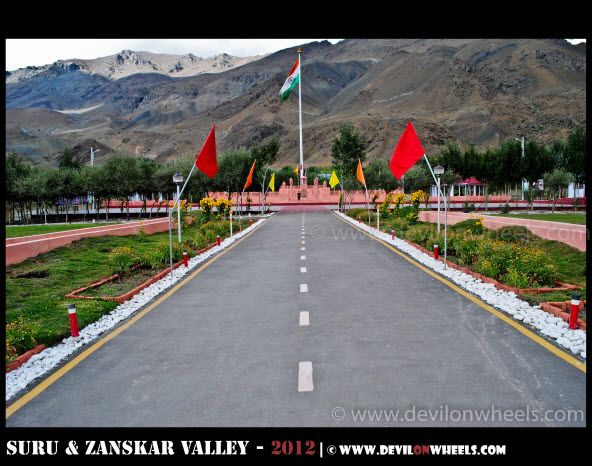 Vijay Path - Kargil War Memorial on Srinagar - Kargil Highway