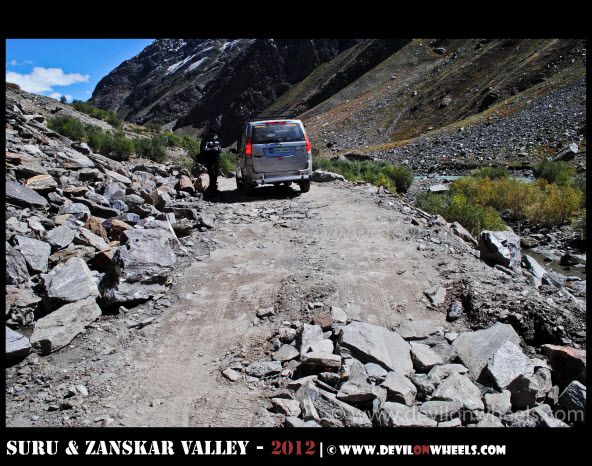 The Rough Roads in Suru Valley