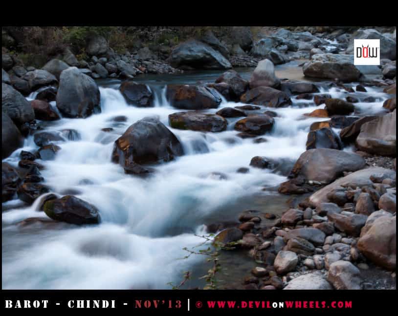 Silky Waters of Uhl River towards Luhardi Village, Himachal