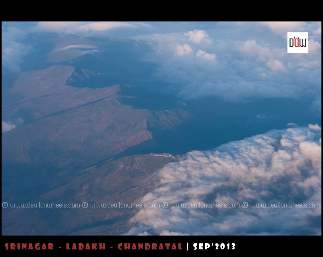 First Aerial Views Himalayas towards Srinagar