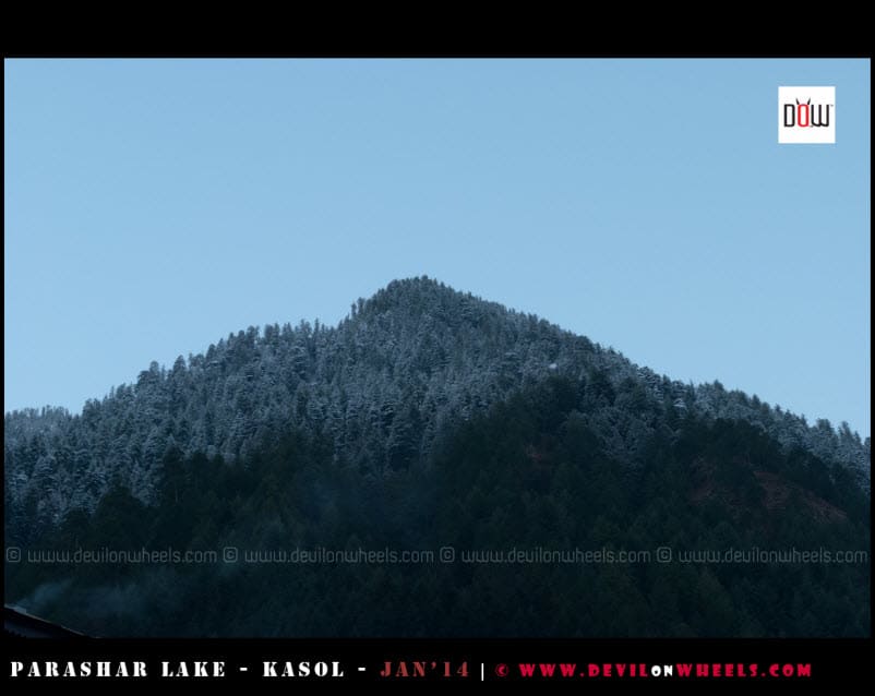 Snow Kissed Mountains at Kasol
