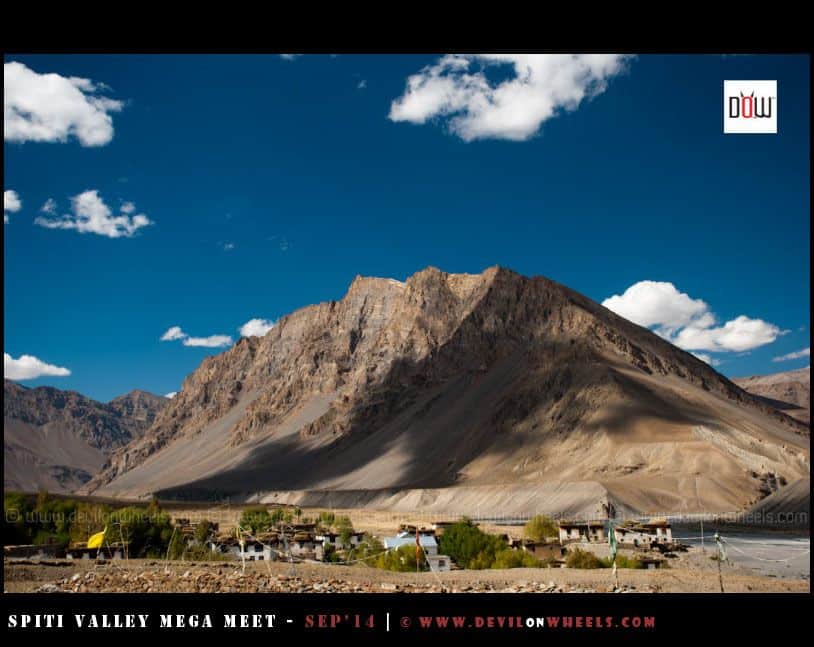 The Sun and Shades in Spiti Valley