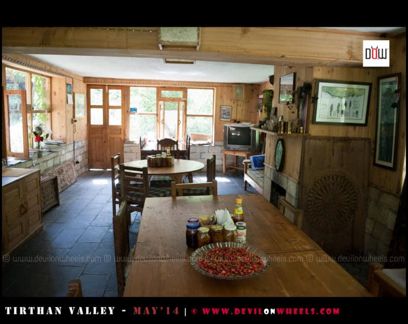 Dining Room at Raju's Cottage - Gushaini